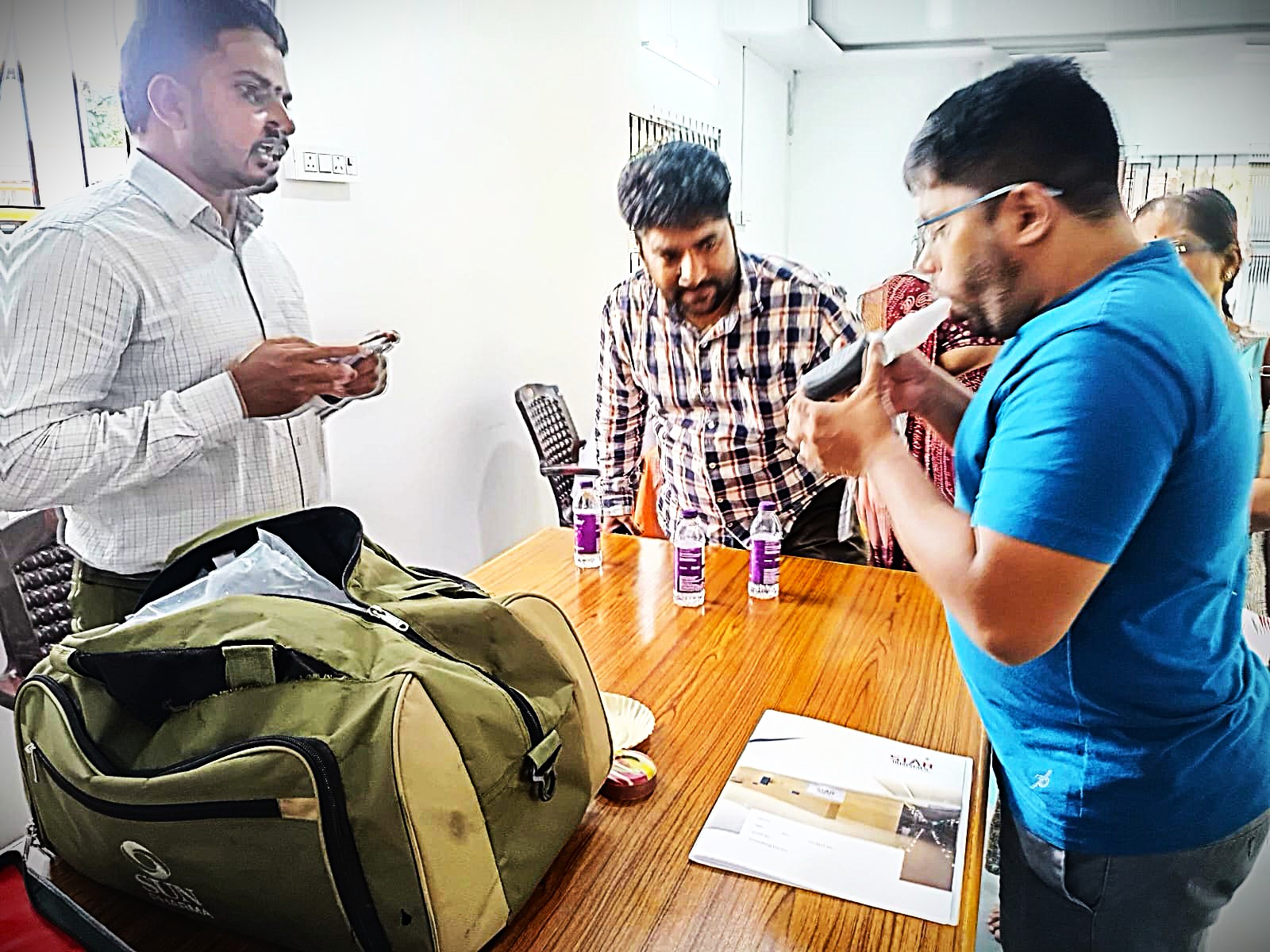 6. Pulmonary Function Test in the Health Camp .jpeg